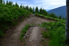 Překážky bikeparku Kouty nad Desnou